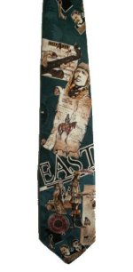 BILL BLASS 100% Silk Historical Themed Patterned Tie - 59 x 4