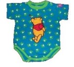 WINNIE-THE-POOH Appliqued and Embroidered Romper - 6 months