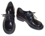 NINE WEST Black Patent Oxfords - 6M