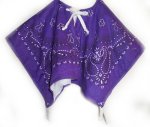GOTTA B ME Boutique "PURPLE PONCHETTE" Infant Scarf Poncho - 0/3 mos - NEW