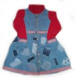 GOTTA B ME Boutique "PATCHWORK PRINCESS" Denim/Jean Dress - Girls 5