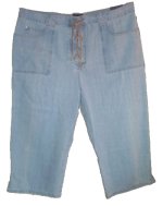 BUM EQUIPMENT FUNKY Denim CAPRIS / Capri Pants - Plus 22W - BRAND NEW!
