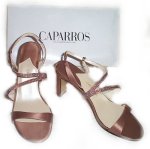 CAPARROS Designer Smoke Silk KATE Dress Shoes - Womens 9.5