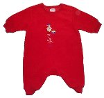 BABY GAP "Pat-a-Cake" Polar Fleece Romper / Sleeper - Infants 3/6 mos