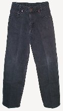 LEVIS Red Tab Straight Leg Black Denim Jeans - Boys 12