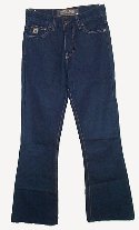 ROOTS Registered Jeans, Flared Leg Dark Denim Jeans -Girls 25x29- LIKE NEW