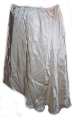 DUE PER DUE 100% Silk Fully Lined Asymmetrical Skirt - Petites 4