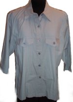 COTTON GINNY PLUS 3/4 Sleeve Semi-Fitted Blouse/Shirt - Plus Small