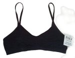 JESSICA INTIMATES Black Sports Bra Top - Size 36