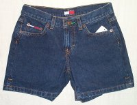TOMMY HILFIGER Stonewashed Denim/Jean Jill Shorts - 11,13 - BRAND NEW!