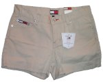 TOMMY HILFIGER Khaki Kelly Jean Style Shorts - Misses 3 - BRAND NEW!