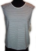 LIZ CLAIBORNE LizSport Striped Sleeveless Top-MP