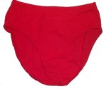 Red Bikini Swimsuit BOTTOMS - Misses 16