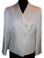 DONNA MORGAN SILK Asymmetrical Jacket - 10P