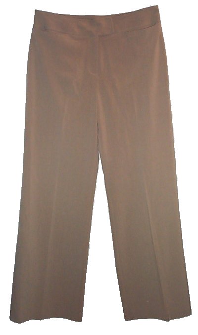 STUDIO M Wide Leg Tan Dress Pants - Misses 10