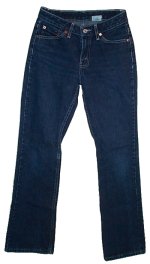 LEVIS Red Tabs Dark Denim Flared Leg Jeans/Pants - Misses/Jrs 3, 28 x 31