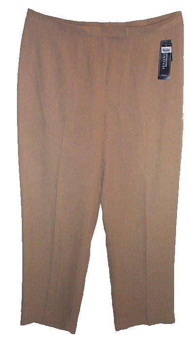 JONES NEW YORK JNY SIGNATURE 100% Silk Dress Pants/Trousers -Womans 22W NEW
