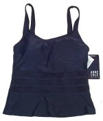 ANNE COLE Dark Blue Tankini TOP - Size 6