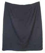 IMAGE Fully Lined Classic Black Skirt - Plus Size Womans 24, W41"