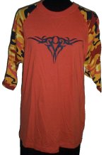 NO BOUNDARIES Unique Camoflage T-Shirt Top - Mens Medium - BRAND NEW