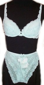 JESSICA Underwire Bra & Panties Set - 34B, Small