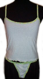 REBECCA Camisole and Thong Lingerie Set - Misses/Jrs Large - BRAND NEW!