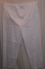 GAP MATERNITY White Stretch Full Panel Cropped Pants/Capris -Misses XL- NEW