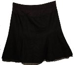 GAP Flirty Flippy Hemmed Black Maternity Skirt - Misses 16 - BRAND NEW!
