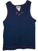 NORTHERN GETAWAY Trendy Embroidered Hippie-Look Tank Top - Girls Large - NEW!