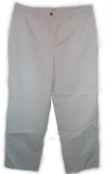 EDDIE BAUER Classic Flat Front Quality Cotton Twill Khaki Chinos - Misses 18