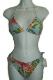 TOMMY HILFIGER Floral String Bikini - Size 4