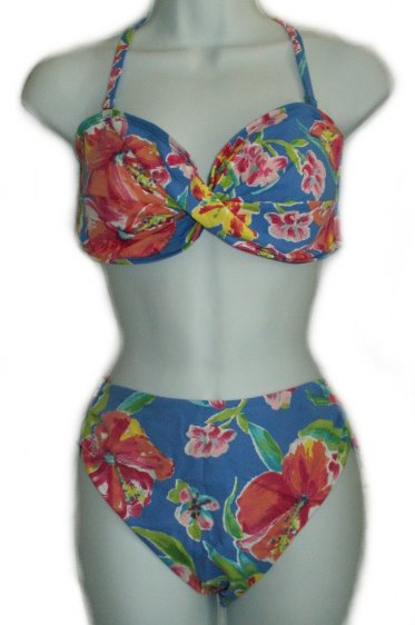 RALPH LAUREN Lauren 2 Piece Fuller Coverage Bikini - 12