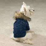 East Side Collection Denim Jacket with Fur Collar - XS, X, M - NEW!
