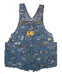 OSH KOSH B'GOSH Printed Denim Jean Shortalls - Boys 12 mos