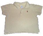 BABY GAP Wheat Yellow Cotton Pique Polo Shirt Top - Boys 12-18 mos