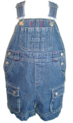 GYMBOREE Adorable Denim Jean Shortalls - Boys 12-18 months
