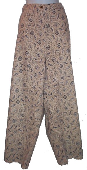 CHARTER CLUB Stretch Brushed Cotton Patterned Jeans-Style Pants - Womans Plus 24W - BRAND NEW