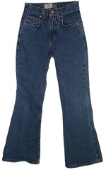 GAP Quality Dark Denim Flared Jeans - Girls 8 Slim