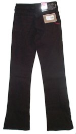 PARASUCO Deep Black Lo Rise Flared Stretch Denim Jeans - Misses/Jrs 25 x 32 - BRAND NEW!