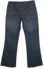 ZANA DI Funky Low Waist Slightly Flared Leg Stretch Jeans - Jrs 3
