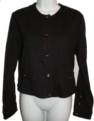 Designer Inspired Cropped Knit Jacket - 5/6