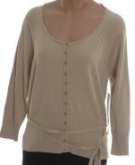NINE WEST Fine Knit Scoop Neck Front Cardigan Sweater - Misses Medium - BRAND NEW