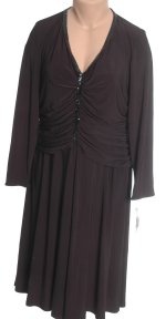 JONES NEW YORK JNY Woman After Five Black Jersey Formal Dress - Womans Plus 18- BRAND NEW