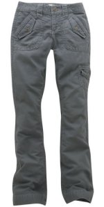 AEROPOSTALE Boot Cut Cargo Pants - Grey - 13/14