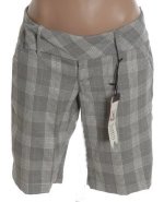 LEI L.E.I. Grey Subtle Plaid Dressy Shorts - Size 11