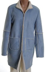 ANNE KLEIN Faux Sherpa Car Coat Length Coat - Misses Small - NEW