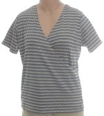 JONES NEW YORK JNY Collection Women Short Sleeve V-Cross Front Dressy Top - Plus 0X - NEW