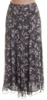 JONES NEW YORK Woman Silk Georgette Lined Flirty Skirt - Plus 24W - BRAND NEW