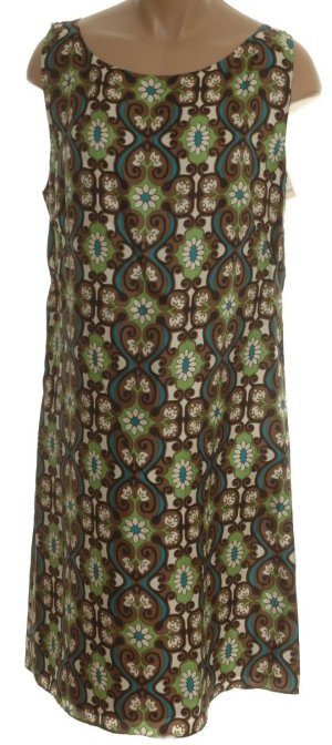 STUDIO M 100% Silk Fully Lined Retro Sleeveless Slip Dress - Petite M