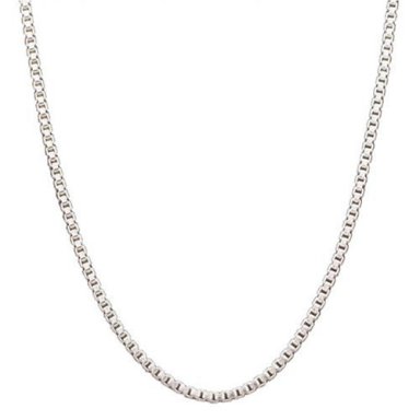 Sterling Silver 925 Box Chain - 1mm - 24"
